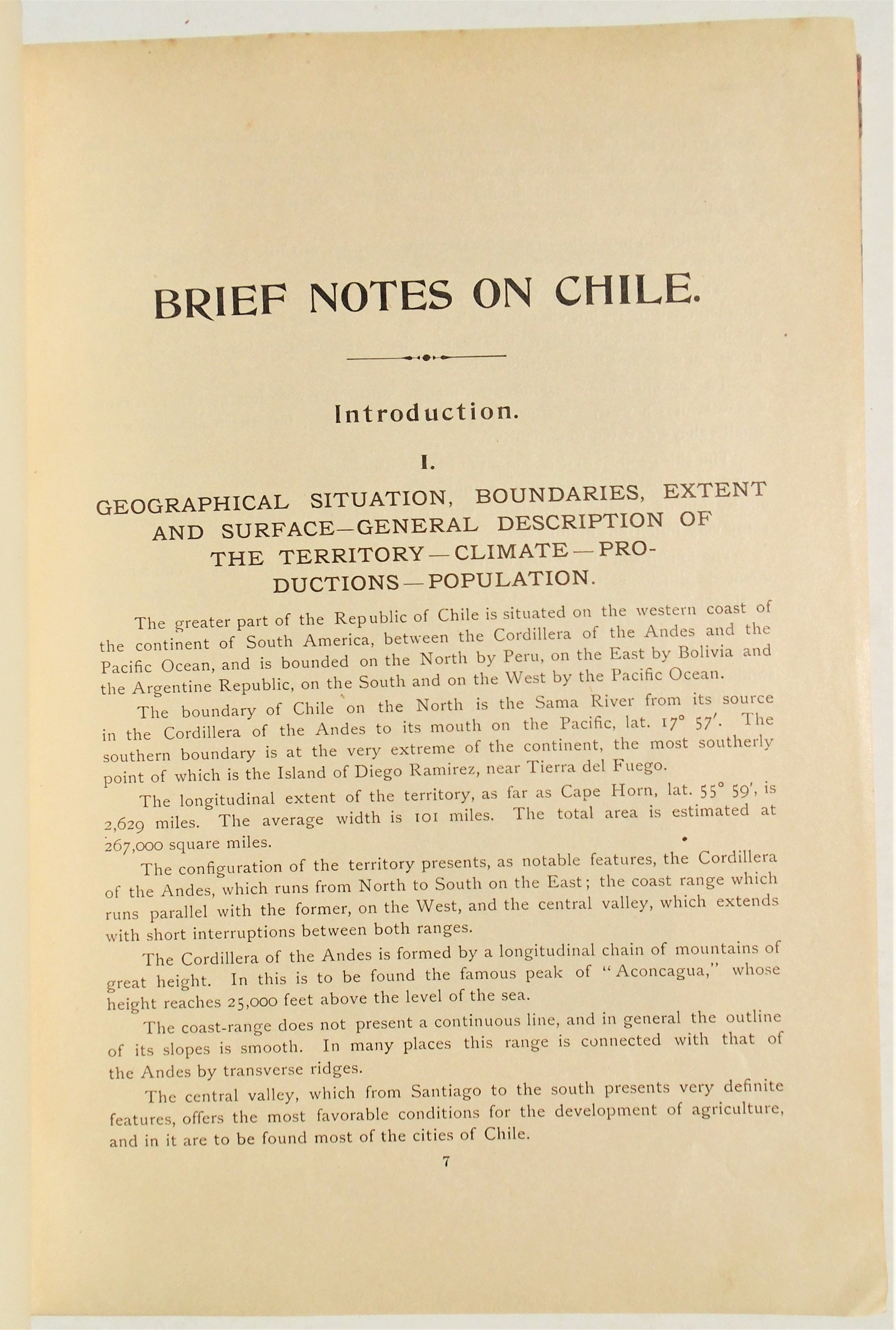 Commision of Chile to the Pan-American Exposition