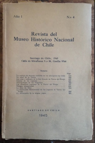Revista del Museo Historico Nacional de Chile