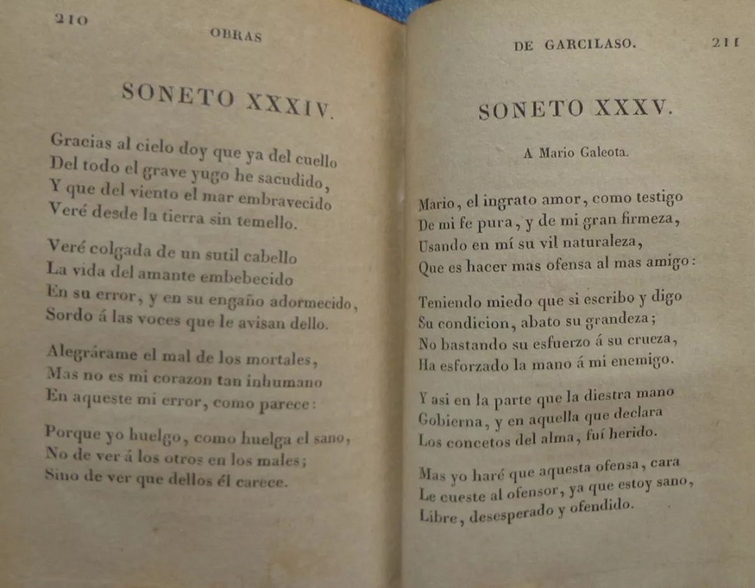 Garcilaso de la Vega. Obras de Garcilaso de la Vega : ilustrada con notas.