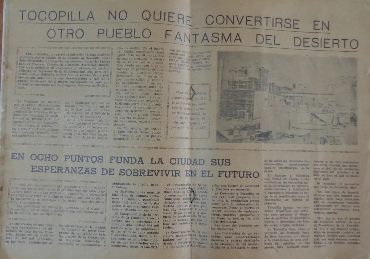 Tocopilla N°1.- Año I.- Santiago, 29 de septiembre de 1960