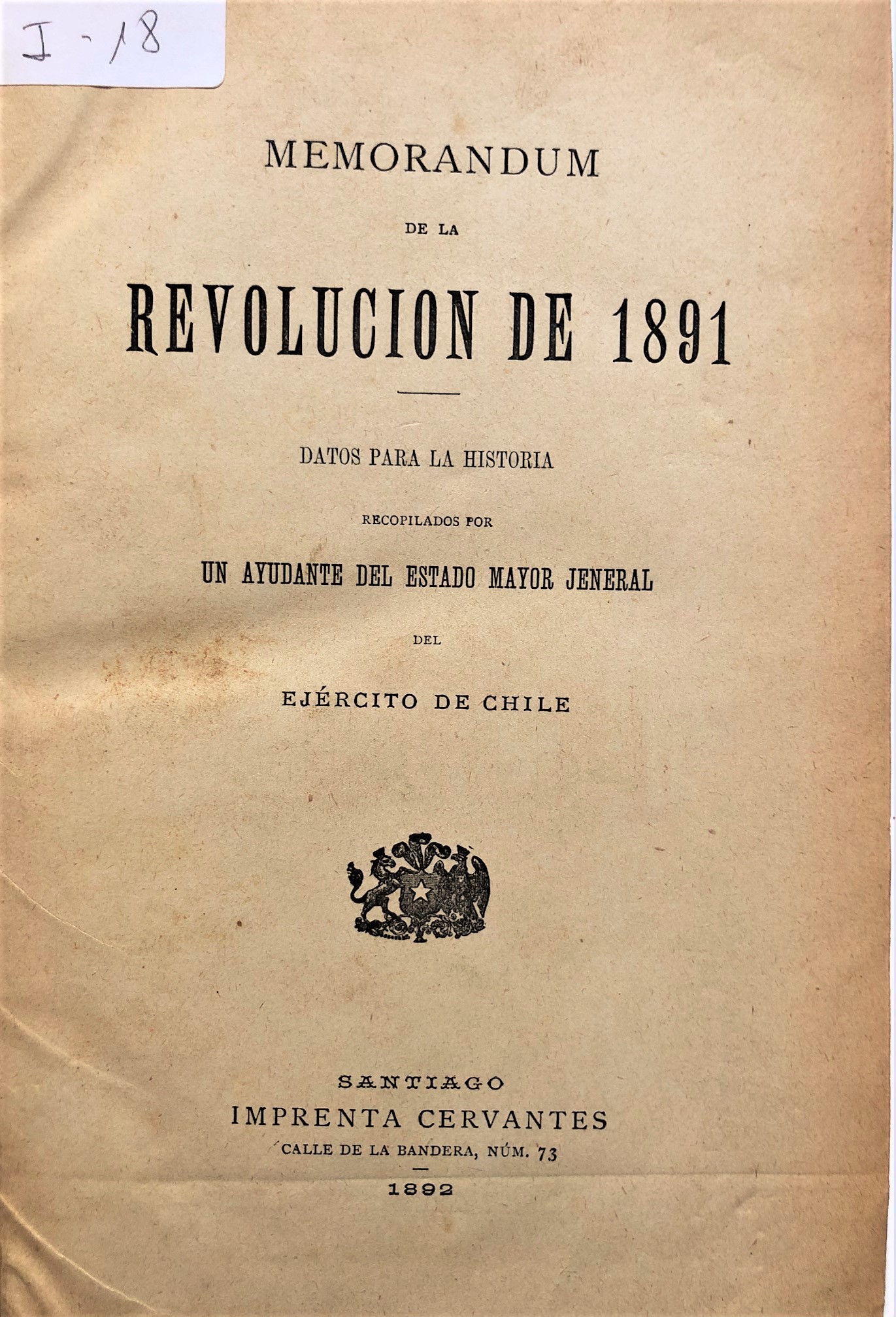 Memorandum de la revolución de 1891