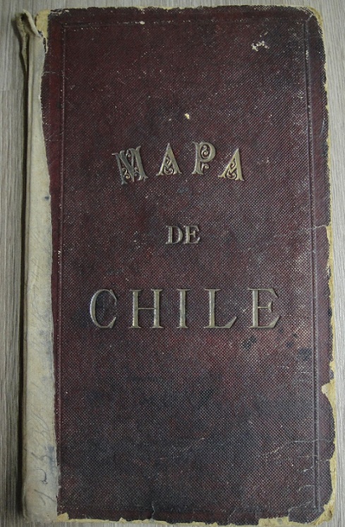 Mapa Chile Pre-guerra Pacifico Antofagasta Aysen