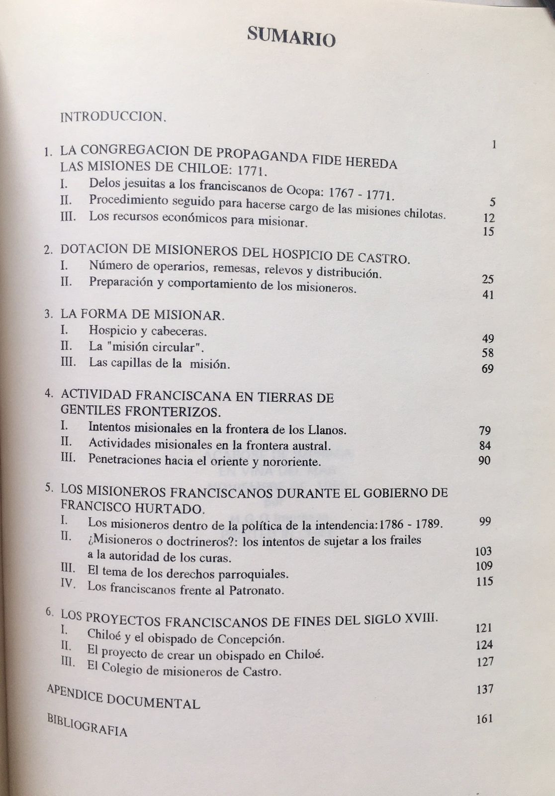 Rodolfo Urbina Burgos. Las misiones Franciscanas de Chiloé  a fines del siglo XVIII: 1771-1800 