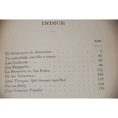 Román Vial - Costumbres Chilenas