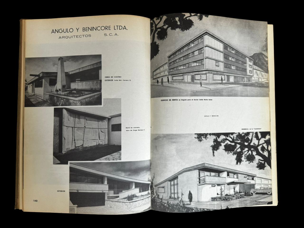 Suramericana Editores. Moderna Bogotá Arquitectónica 1960. 