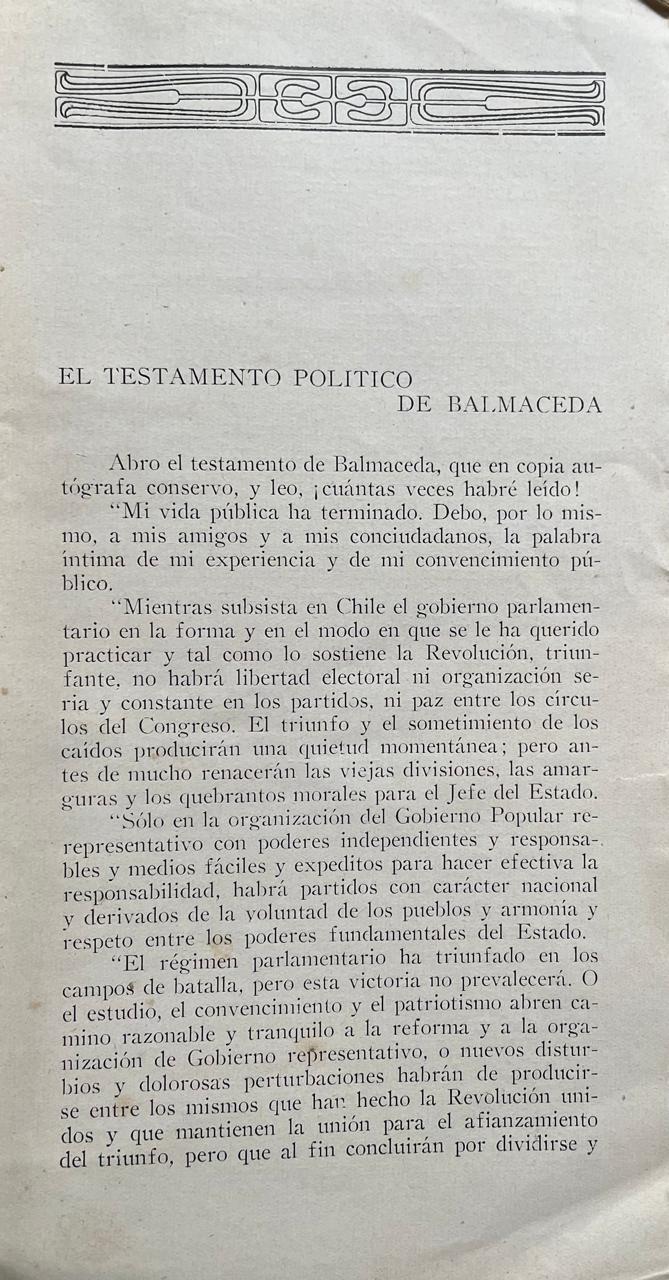 Enrique  O. Barbosa 	Como si fuera hoy… Recuerdos de la Revolución de 1891 