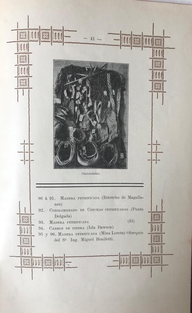 P. Marabini	Observatorio del Colejio Salesiano de Punta Arenas de Magallanes. Resumen observaciones metereologicas de veinte años (1888 - 1907). Encuadernado junto con: Museo del Colegio Salesiano de Punta Arenas. Catálogo de Colecciones Magallánicas