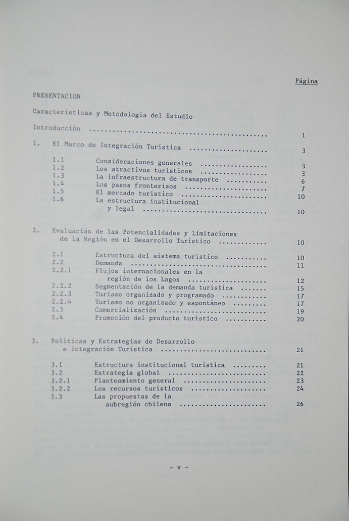 Secretaría General OEA - Proyecto plurinacional de desarrollo turístico : primer Seminario Binacional sobre Integración Turística en la Región de Los Lagos Agentina-Chile.