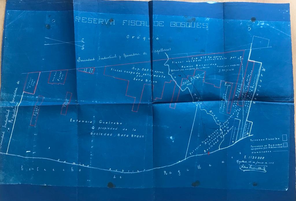 Carpeta sobre aspectos militares de Magallanes entre 1928-1930 