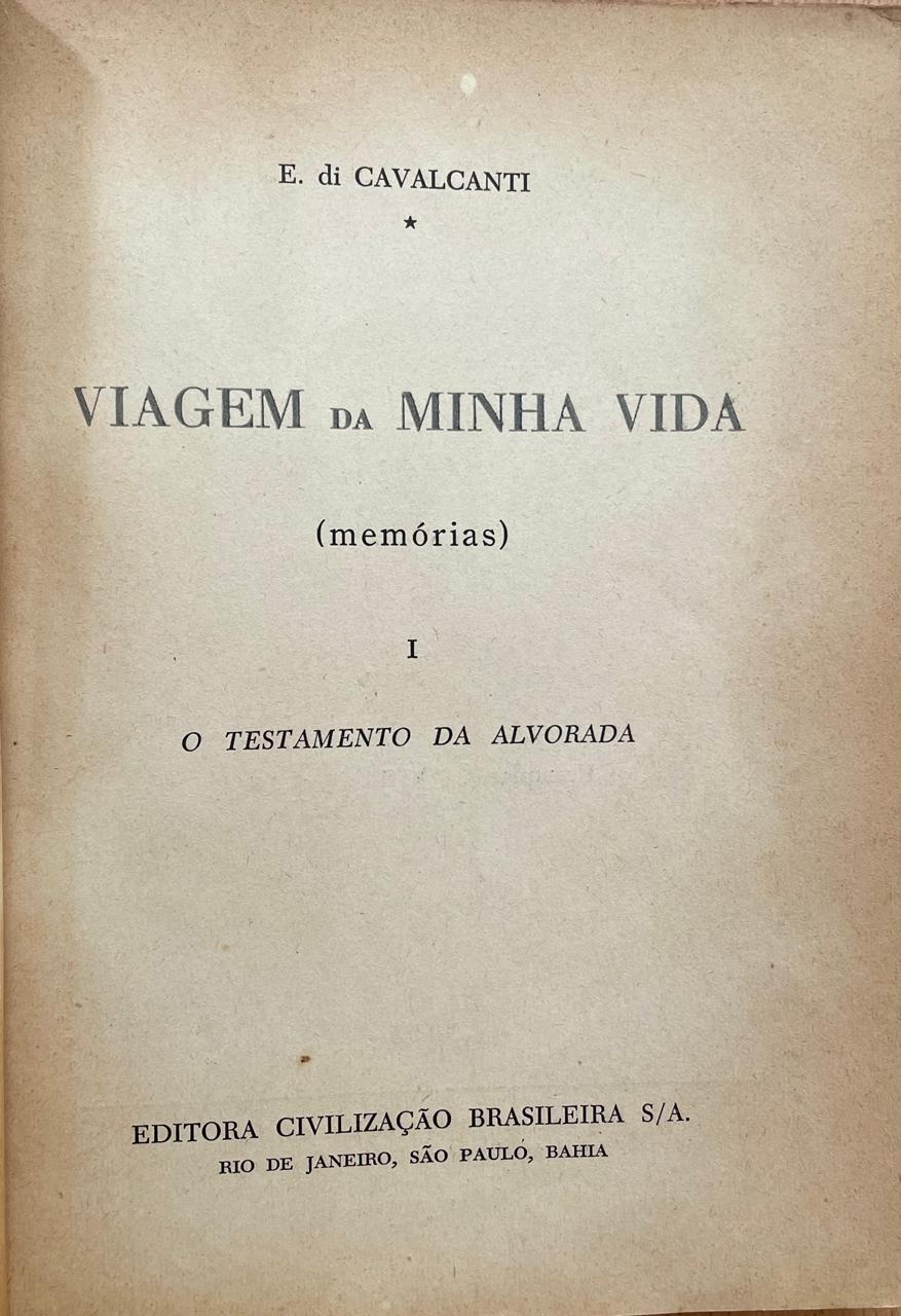 E. di Cavalcanti. Viagem da Minha Vida 