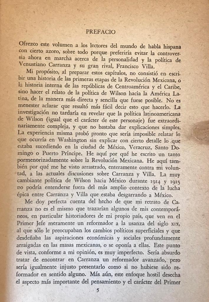 Arthur Link. La política de Estados Unidos en America Latina   (1913-1916)