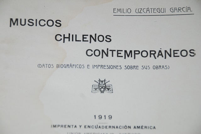 Emilio Uzcategui Garcia - Musicos chilenos contemporaneos 