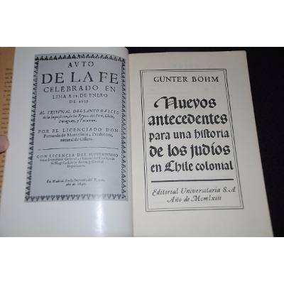 Gunter Bohm - Nuevos Antecedentes para una Historia de los Judíos en Chile Colonial