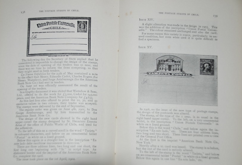 wilfrid b. haworth - Chile an outline of the Postal Issues, 1766 - 1919