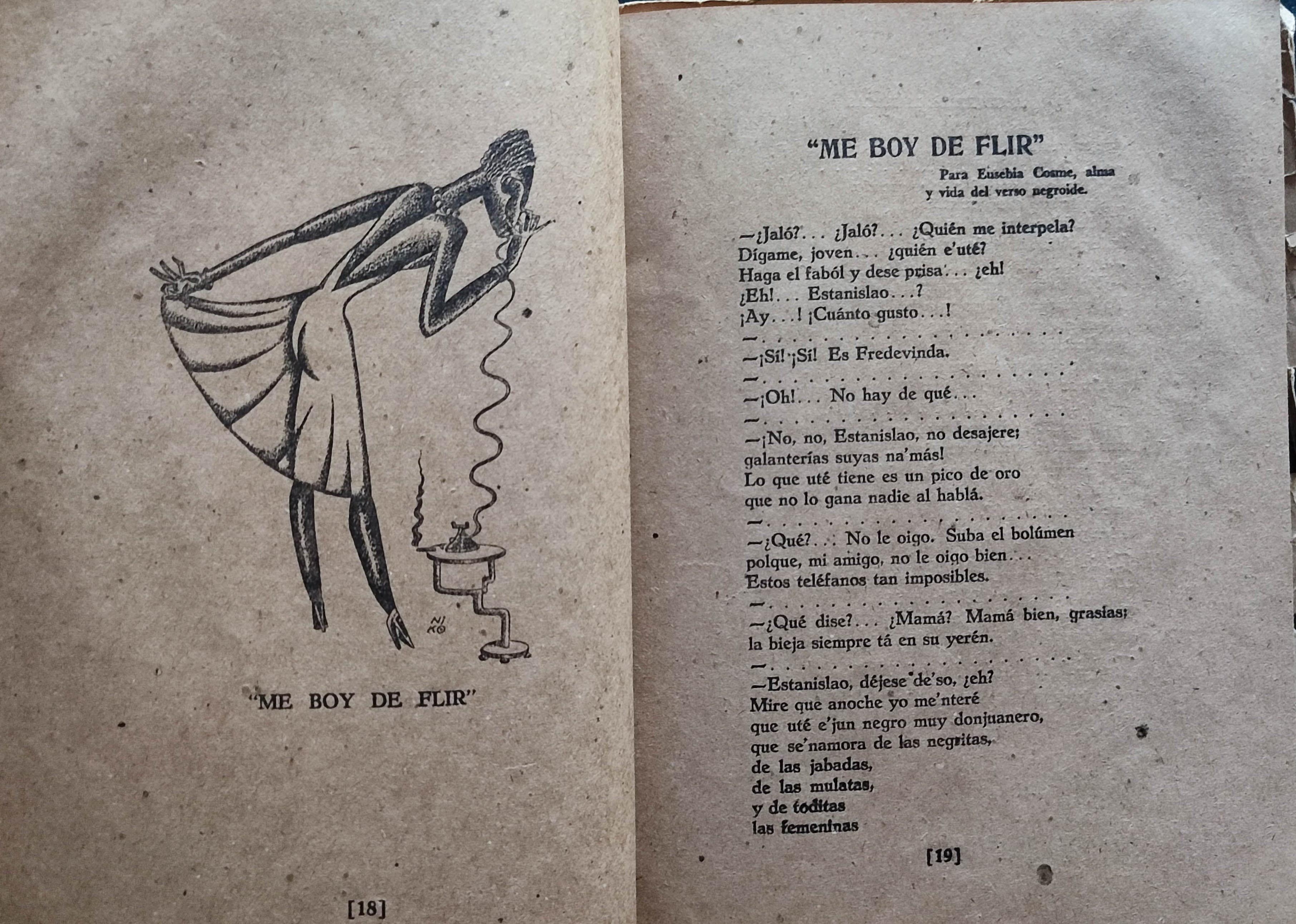 Félix B. Caignet.	A golpe de maracas. Poemas negros en papel mulato.