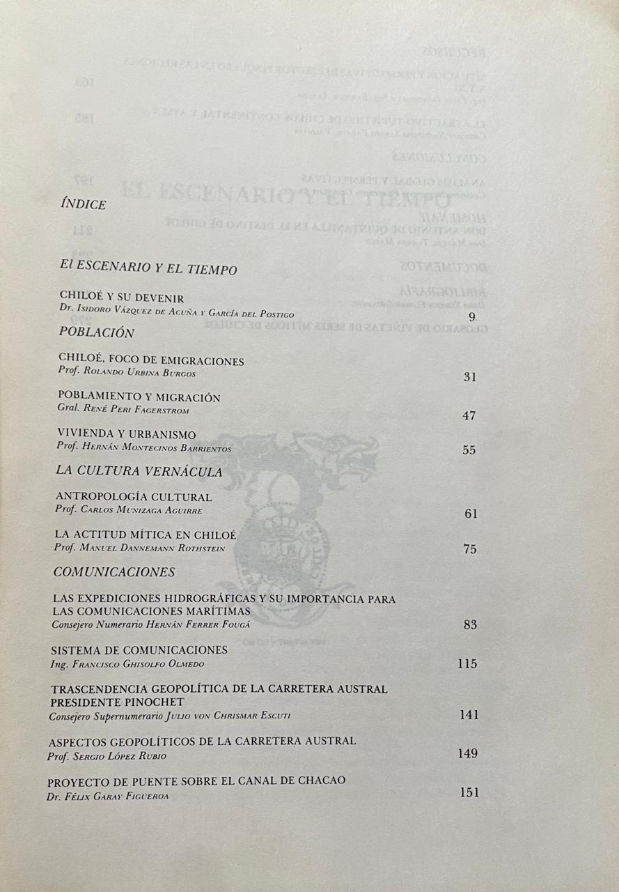 Instituto de Investigaciones del Patrimonio Territorial de Chile 	Chiloé y su influjo en la XI Región 