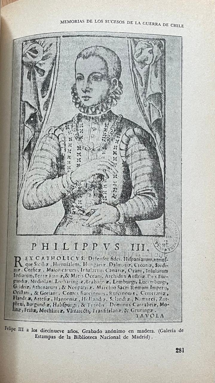 Jerónimo de Quiroga 	Memorias de los sucesos de la Guerra de Chile 