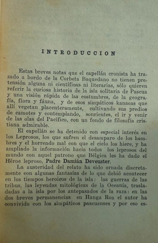 Julio T. Ramírez O.Navegando a Rapa-Nui : notas de viaje de la Corbeta General Baquedano en su 30º expedición a la Isla de Pascua el año 1934 