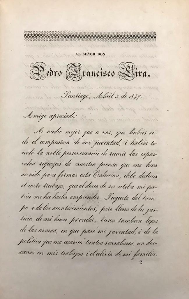 Pedro Godoy	Espiritu de la  prensa chilena. Colección de artículos escojidos de la misma desde el principio de la Revolución hasta la época presente. 