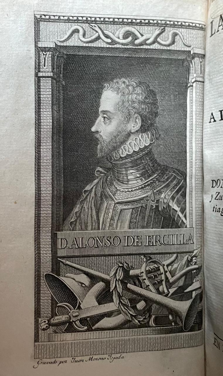 Alonso de Ercilla 	La Araucana (2 tomos) 