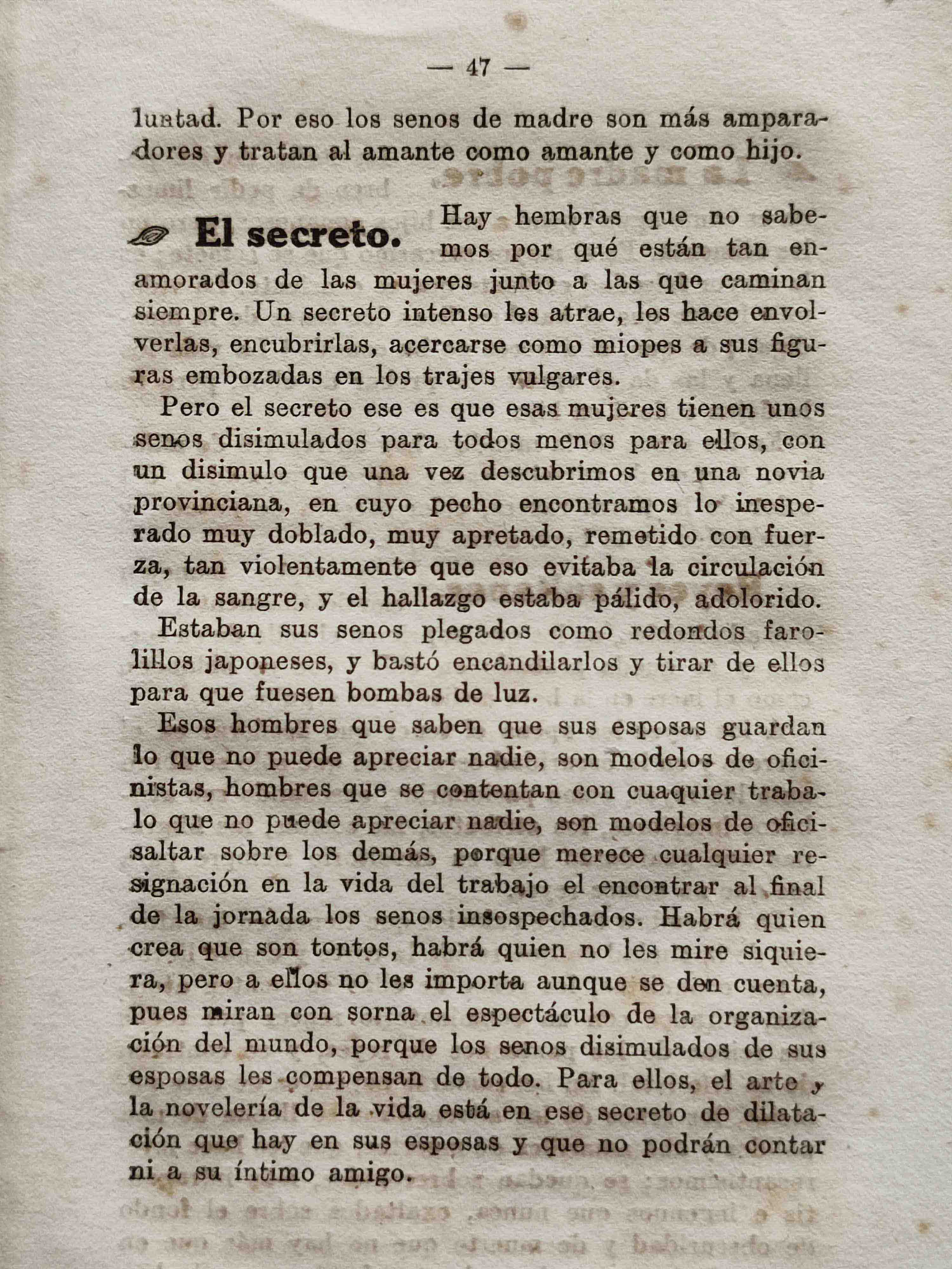 Ramón Gómez de la Serna 	 Senos