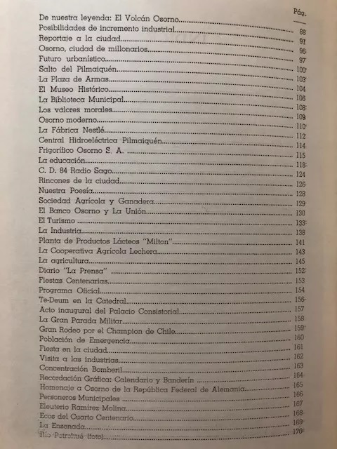 Jorge Román. Libro del cuarto centenario de Osorno.