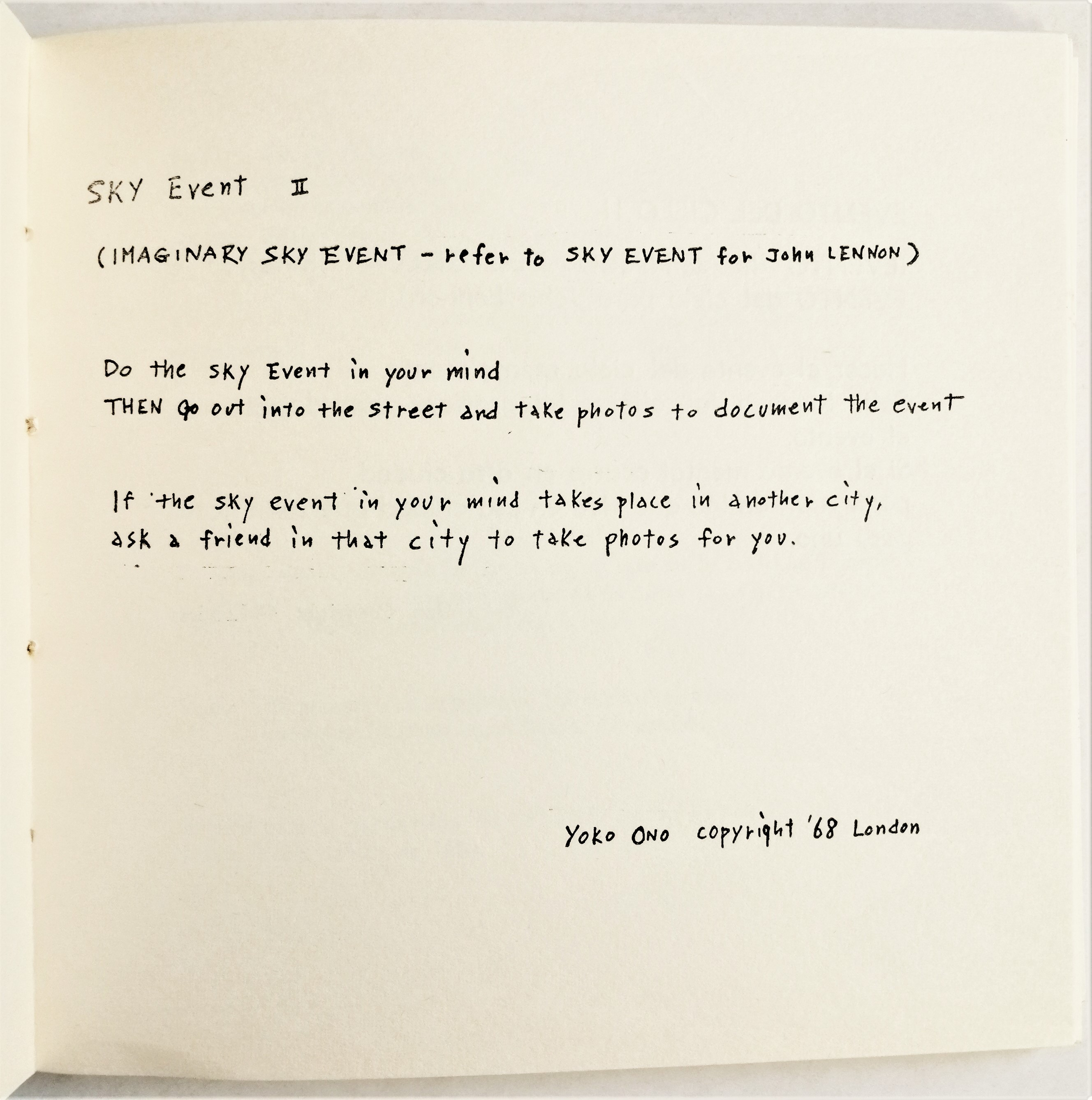 Pomelo. Un libro de instrucciones de Yoko Ono