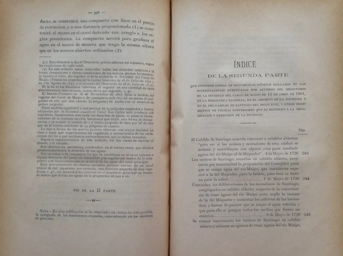 Antecedentes i documentos relativos a la apertura del canal de San Carlos de Maipo i a la formación de la sociedad