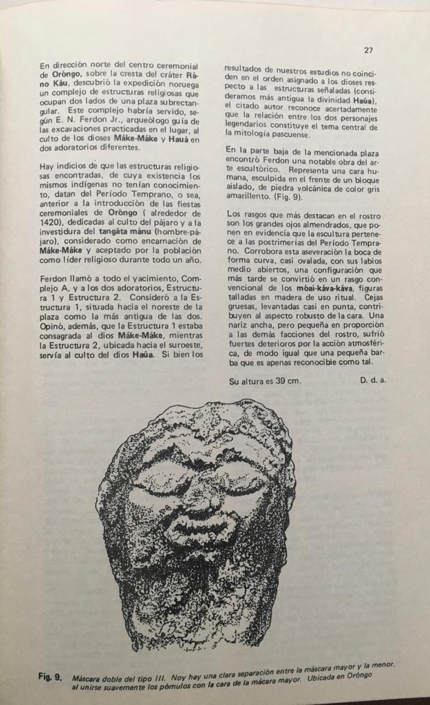 Otto Klein. Iconografía de la Isla de Pascua