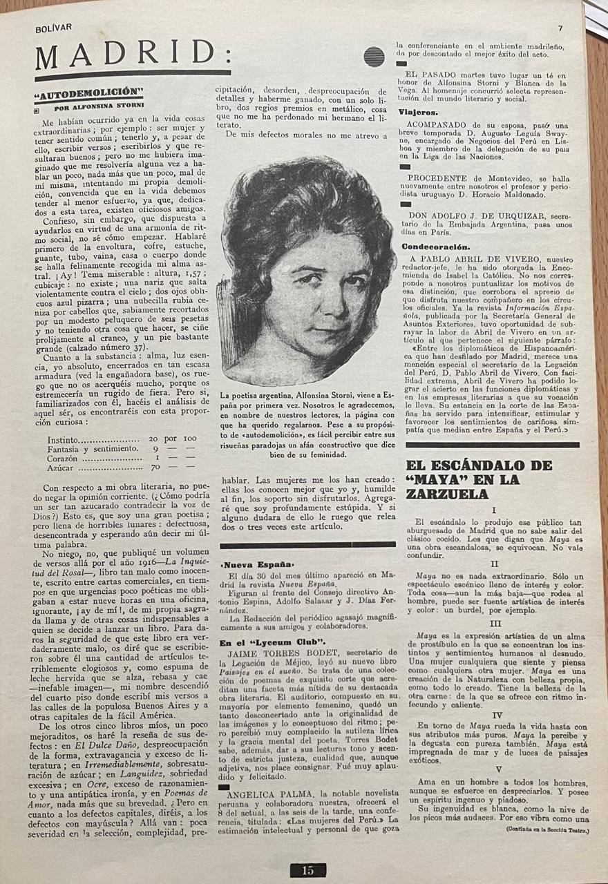 Pablo Abril de Vivero 	Bolivar  (Revista)