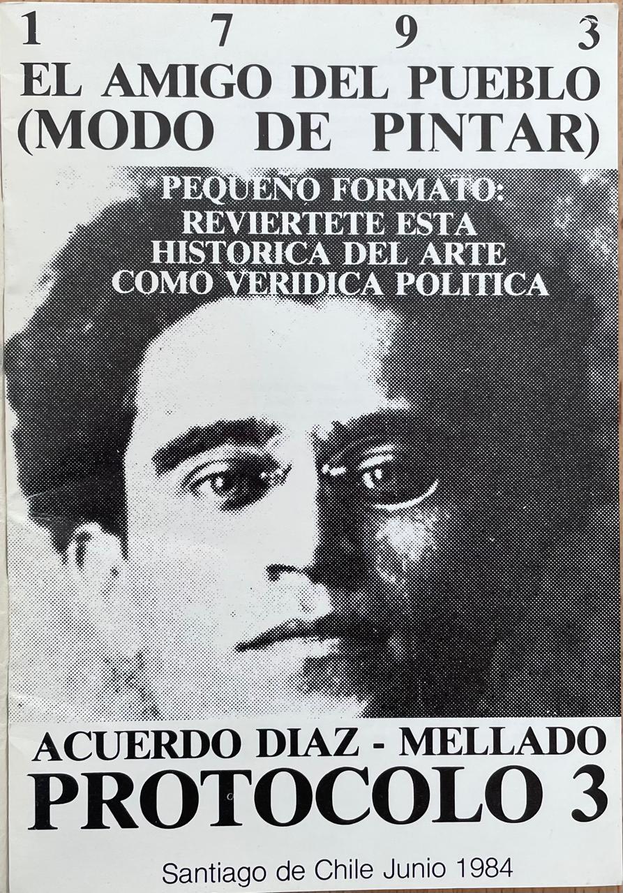 Gonzalo Diaz, Justo Pastor Mellado 	1793 L’AMI DU PEUPLE (MODUS COGITANDI); ACUERDO DE MAYO/ PROTOCOLO 3 (1984)