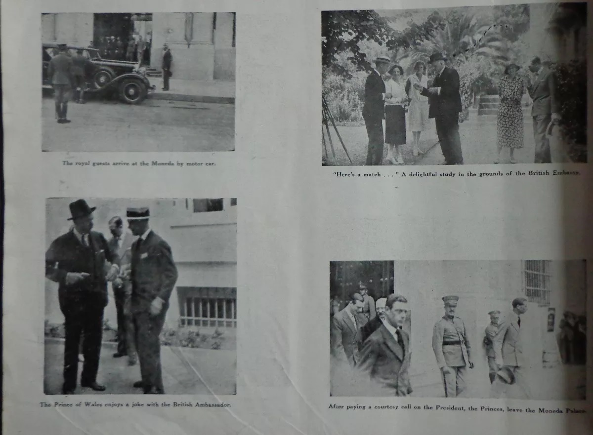 south pacific mail, souvenir album of the british royal visit to Chile.