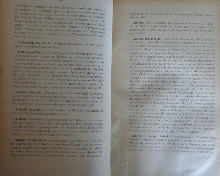 Luis Francisco Prieto del Río. Diccionario biográfico del Clero Secular de Chile : 1535-1918