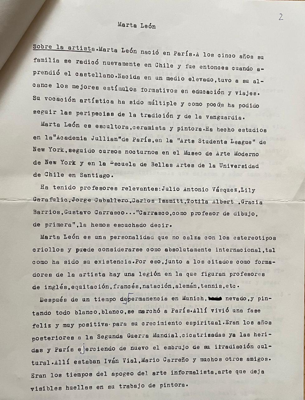 Victor Carvacho Herrera	Marta León 