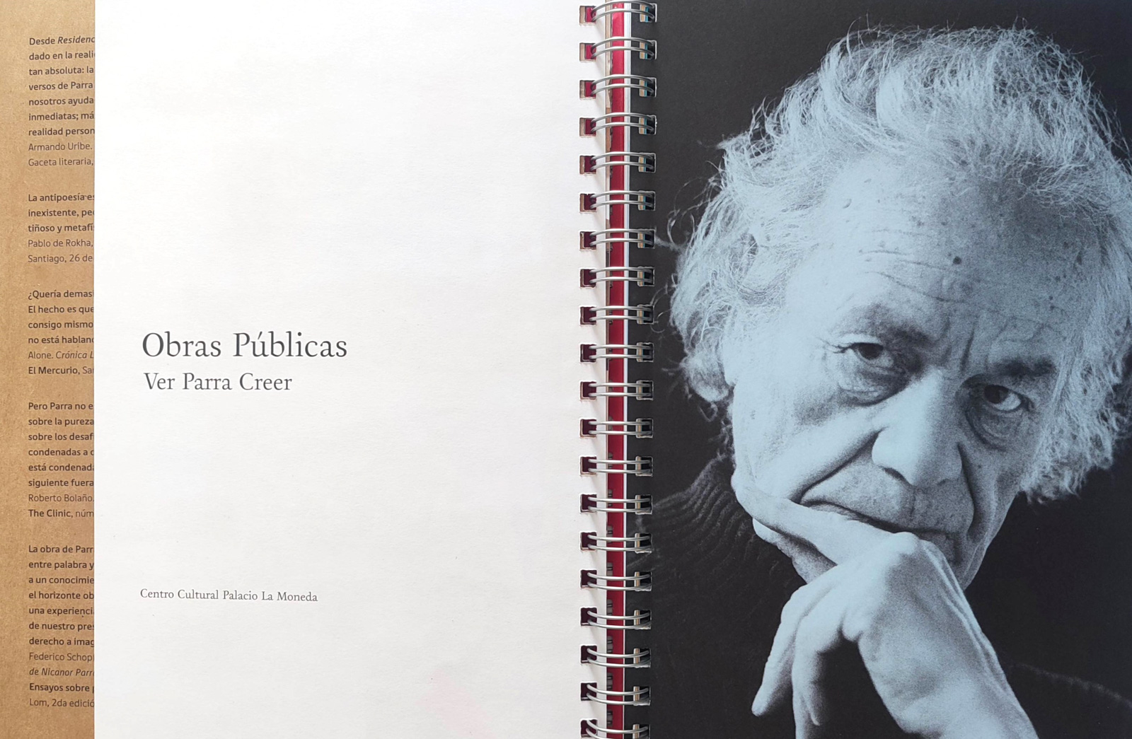 Nicanor Parra.	Obras Públicas Ver Parra Creer.