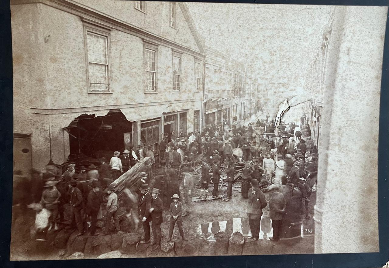 5 fotografías de inundación de Valparaíso de 1888