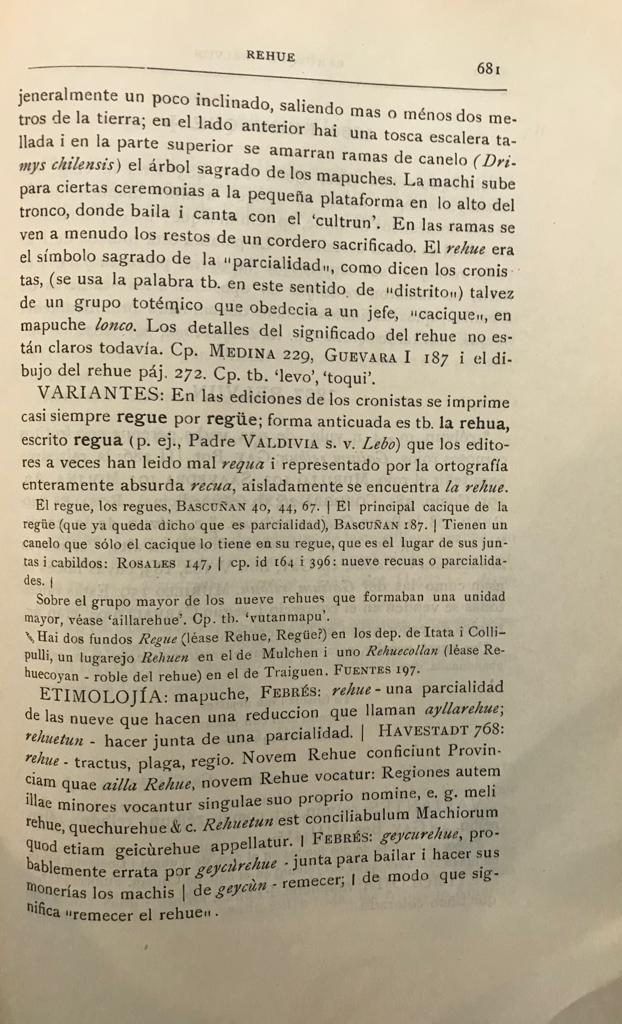 Rodolfo Lenz	Diccionario Etimolójico de las voces chilenas de lenguas indigenas americanas. 