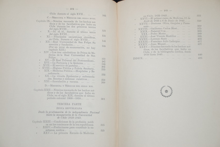 Pedro Lautaro Ferrer - Historia general de la  medicina en chile. Desde el descubrimiento y conquista de chile, en 1535, hasta nuestros días. Primer tomo