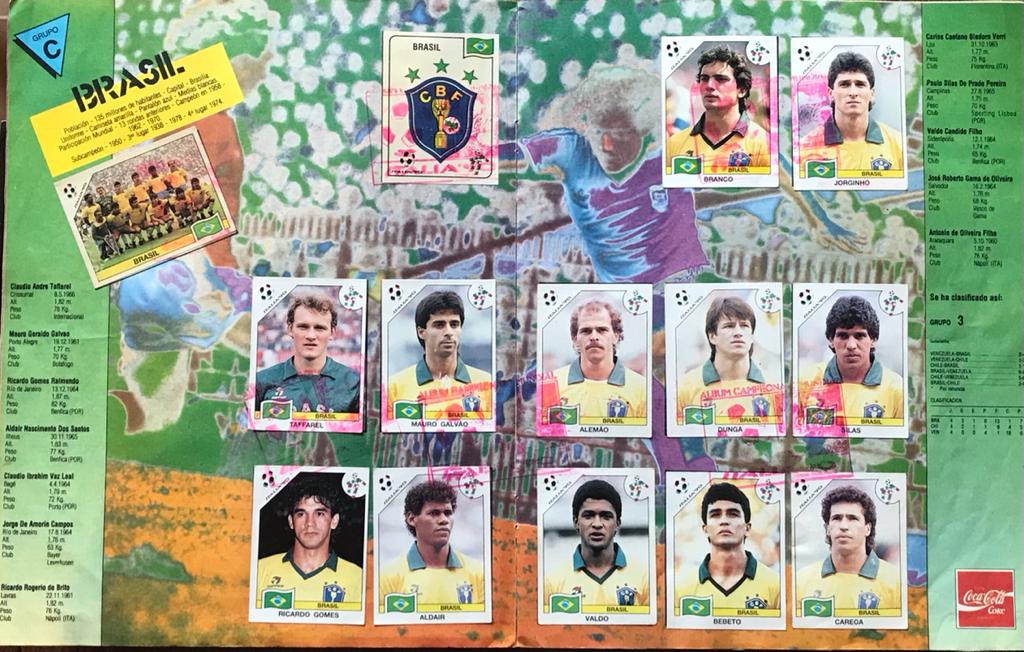 Album campeonato mundial Italia '90 