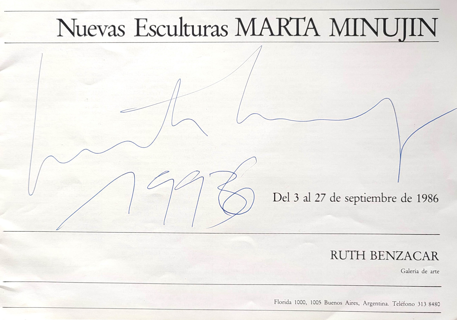 Marta Minujin.	Nuevas esculturas. Redimensionando el pasado hacia el futuro.