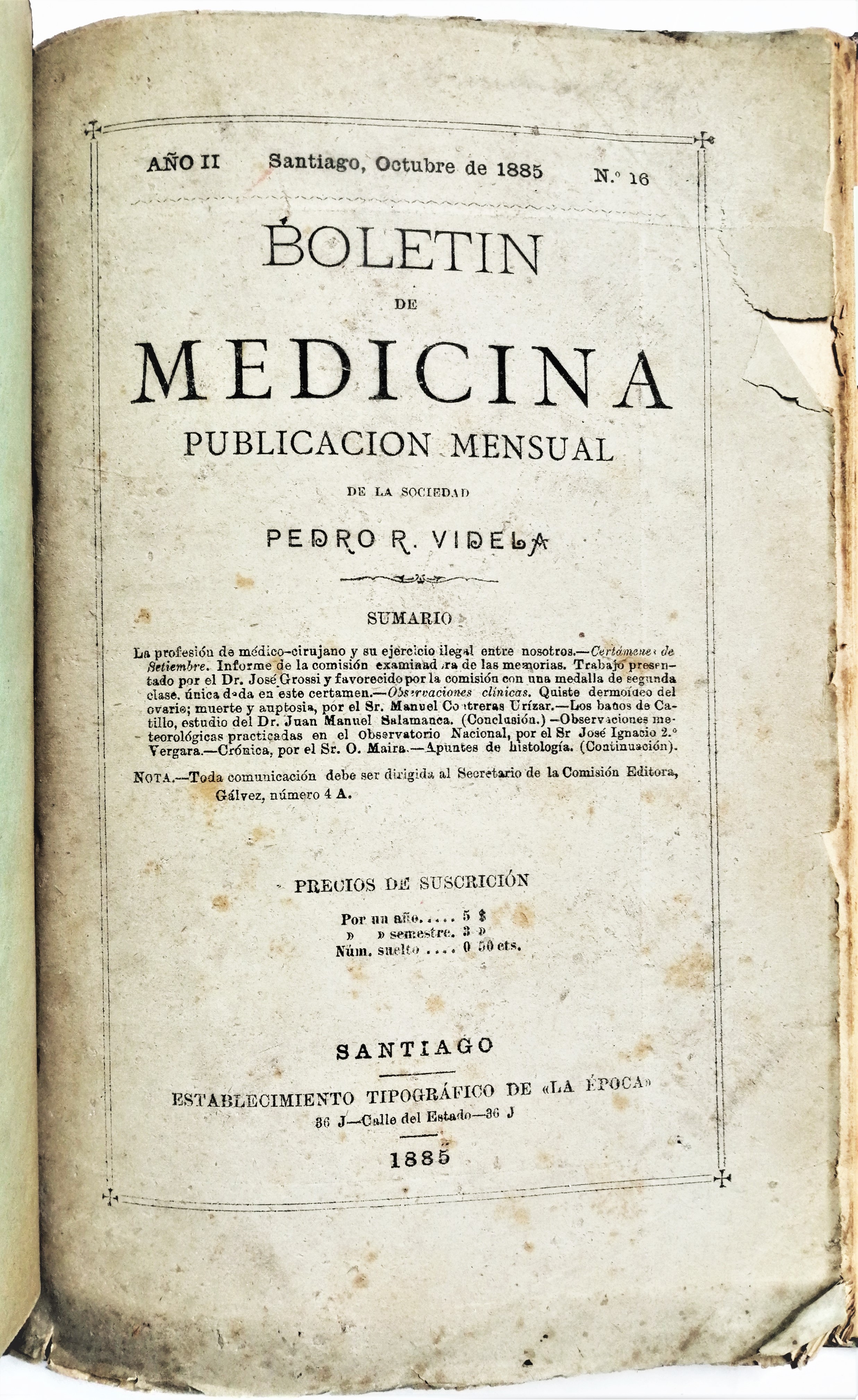 Folletos sobre medicina 