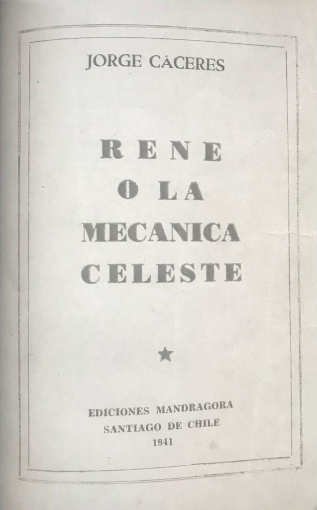 Luis G. De Mussy R. 	Cáceres. El mediodía eterno y la tira de pruebas. 