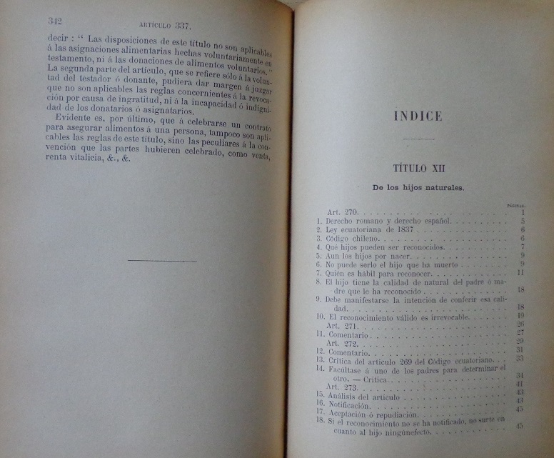 Luis F. Borja. Estudios sobre el Código Civil Chileno 