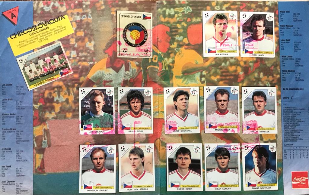 Album campeonato mundial Italia '90 