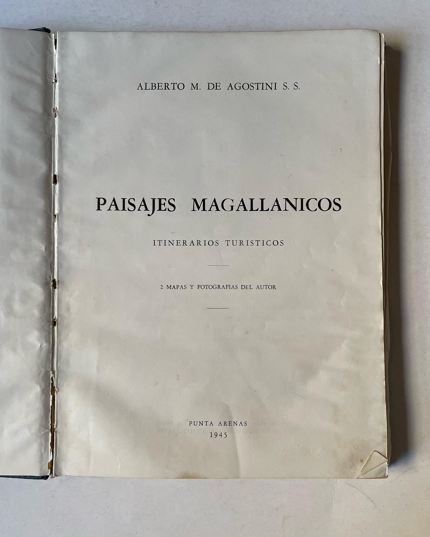 Alberto M. de Agostini. Paisajes Magallanicos.