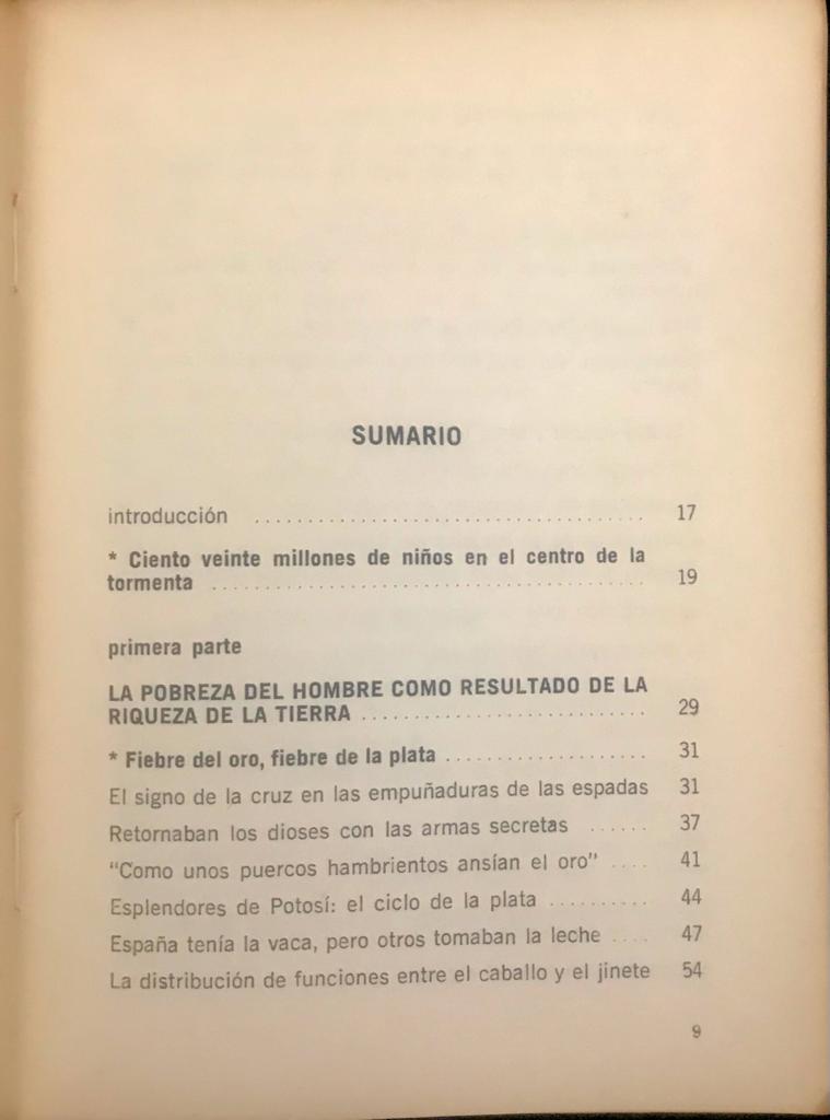 Eduardo Galeano 	Las venas abiertas de America Latina