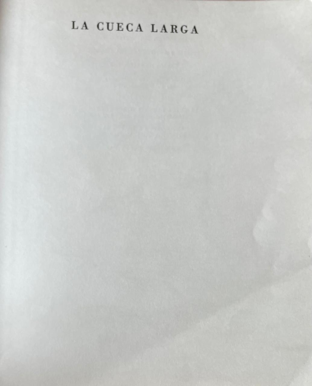  Nicanor Parra.	La cueca Larga
