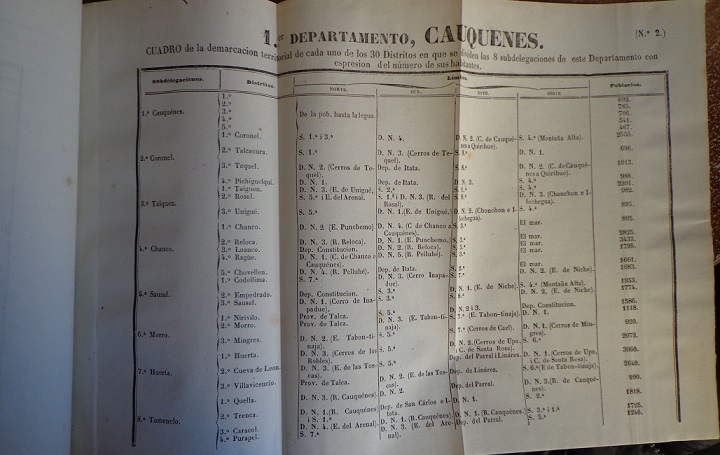 Estadística de la República de Chile : provincia del Maule.