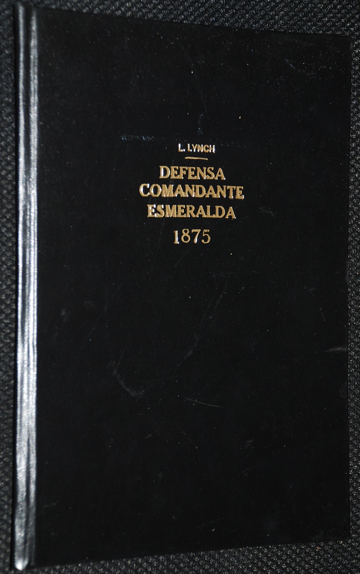 Vicente Santa Cruz - Defensa del comandante de la esmeralda Don luis A. Lynch