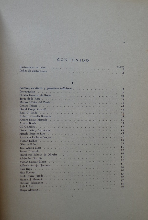 Rigoberto Villarroel Claure. Arte contemporaneo: pintores, escultores y grabadores bolivianos